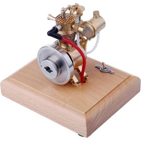 Engine Model Kits, 1.6CC Hit and Miss Evaporative Four-Stroke Horizontal Water-Cooled Gasoline Engine Internal Combustion Engine Mini Engine Model Kit, Physics Science Engine Kit in Saudi Arabia