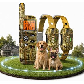 Htcuto Wireless Dog Fence System for 2 Dogs Electric Dog Fence in Kuwait