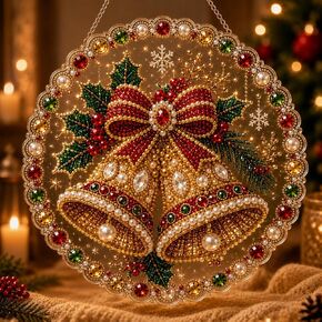 MOSADO Christmas Pearl Diamond Art Kit for Adults (G, 8in) in Saudi Arabia