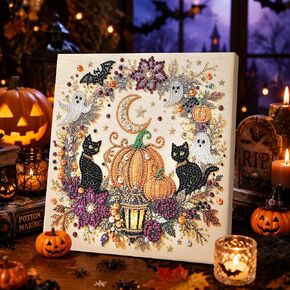 YHTWKYHTOY Halloween Ghost Pearl Diamond Art DIY Kit, 3D Diamond Painting in Kuwait