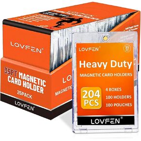 50ct Magnetic Card Holders Baseball Trading Card Protectors Hard Plastic in Kuwait