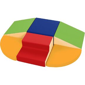 Hoohtoot Foam Climbing Blocks for Children: 6-Piece Soft Play Set - PU Leather Climbing and Crawling Toys - Indoor Learning Gym - Child Play Structure for Birthday Gifts in Kuwait