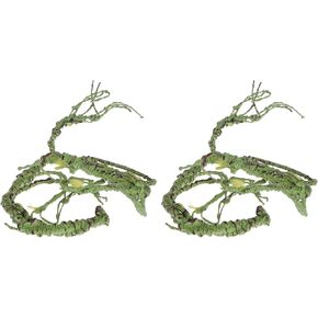 PINVNBY Flexible Bend-A-Branch Jungle Vines Pet Habitat Decor Reptile Plants Terrarium for Lizard, Frogs, Snakes and More Reptiles Climbing (Fat: 43.31 x 0.79 Inch) in Kuwait