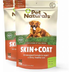 Pet Naturals Skin and Coat Soft Chews for Dogs, Veggie, 30 Count in Saudi Arabia