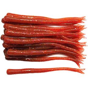 Softy Lure 20 Pcs 4-1/2" Drop Shot Finesse Worms (Scent, Float), Soft Plastic Worms, Bass Fishing Worms (Morning Dawn) in Saudi Arabia