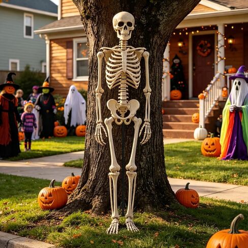 2 Sets Metal Skeleton Stand for 6ft Halloween Standing Skeleton, Black , Only Metal Stand Included, Skeleton Not Include, for Skeletons Halloween Decor Accessories, Skeleton Support Holder in Saudi Arabia