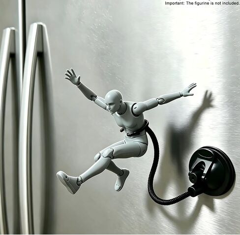 Action Figure Stand, Reusable Suction Cup Wall Mount Base, Adjustable Metal Clips & Flexible Arms for Dynamic Figure Posing in Saudi Arabia
