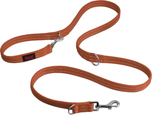 HALTI Training Leash - Multifunctional Double-Ended Dog Leash, Ideal for Anti-Pulling Dog Training. Easy to Use, Lightweight & Durable. Suitable for Medium to Large Dogs & Puppies (Size Large, Black) in Saudi Arabia