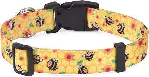 Halloween Dog Collar - Pumpkin Bat Ghost Pattern - Adjustable for Small Medium Large Dogs(Halloween,M) in Saudi Arabia