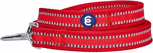مقود الكلاب من Blueberry Pet Essentials العاكس للعودة إلى الأساسيات، باللون الوردي الفرنسي، 5 أقدام × 5/8 بوصة، صغير، مقاود للكلاب in Kuwait