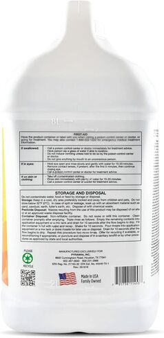 PYRANHA 1-10 HP Concentrate Refill 2.5 Gallon for 55 Gal Automatic Spray Systems - Barn Indoor Fly Control | Repels Horn, Deer, Horse, Stable, & Face Flies, Midge in Saudi Arabia