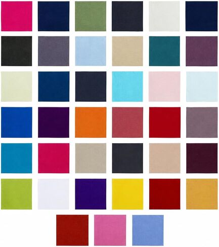 40 Pcs Fabric Squares 6X6 inch Mix Colors - 100% Cotton Sewing Material in Saudi Arabia