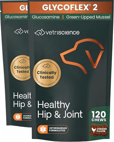 VetriScience Healthy Hip & Joint Chews for Dogs, Chicken, 120 Count in Kuwait
