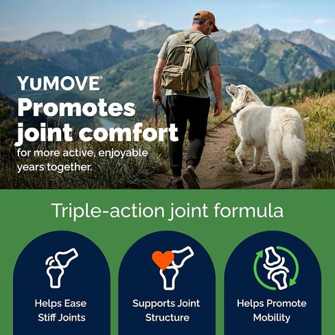 YuMOVE Large Dog Hip & Joint Supplement Soft Chews, Green Lipped Mussel in Kuwait