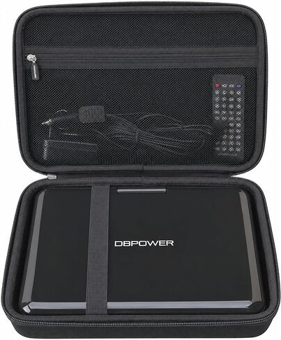 Aproca Case Compatible with DBPOWER 11.5" / 12" Portable DVD Player, Hard Storage Bag for Accessories -Black (Case Only) in Kuwait