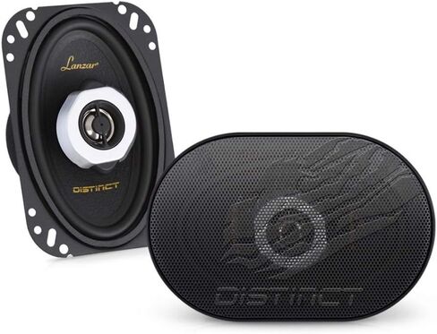 Lanzar 2-Way Universal Car Stereo Speakers - 200W 5" x 7" / 6" x 8" Universal OEM Quick Replacement Component Speakers Vehicle Door/Side Panel Mount Compatible, Pro Audio Car Speakers DCT5.72 (Pair) in Saudi Arabia