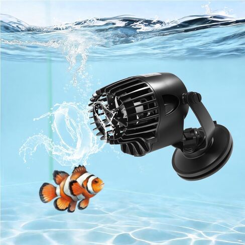 3W Aquarium Circulation Pump Mini Fish Tank Wave Maker Submersible Powerhead Quiet Water Pump With Suction Cups 360°Adjustable 800 GPH in Saudi Arabia