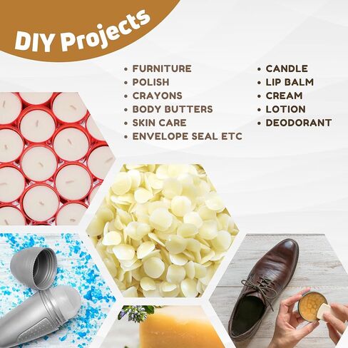 PURIME White Beeswax Pellets | Food-Grade, Pure, Triple-Filtered (1, Pounds) in Kuwait