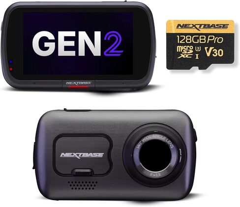 Nextbase 622GW Dash Cam تسجيل كامل بدقة 4K / 30 إطارًا في الثانية UHD في كاميرا DVR للسيارة - 140 درجة أمامية - Wi-Fi، GPS، Bluetooth - حركة بطيئة للغاية @ 120 إطارًا في الثانية - تثبيت الصورة - عنوان 3 كلمات - رؤية ليلية - Alexa مدمج in Saudi Arabia