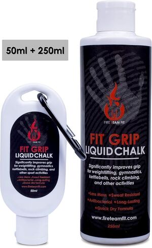 Liquid Chalk for Weight Lifting, Rock Climbing, Cross Training, & Powerlifting, Gym Approved Workout Chalk for Hands & Calluses in Kuwait