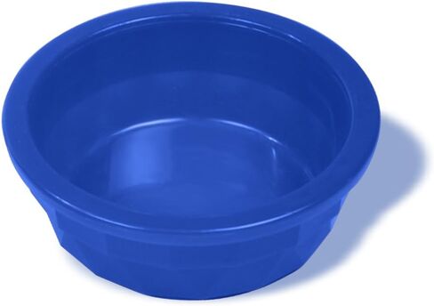 Van Ness Pets Crock Style Heavyweight Translucent Jumbo Bowl, 106 OZ Food/Water Dish, Blue in Kuwait