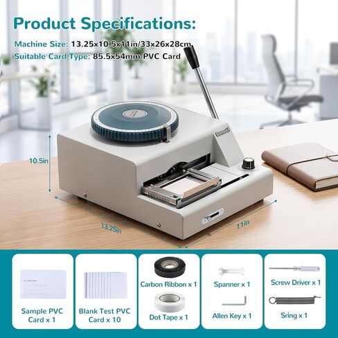 PVC Card Embosser 72 Characters Manual Credit ID Card Embossing in Kuwait