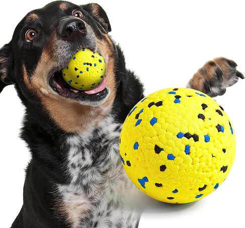 Kimee Dog Balls Tennis Balls Dog Chew Toys for Aggressive Chewers ETPU 4Pcs in Kuwait