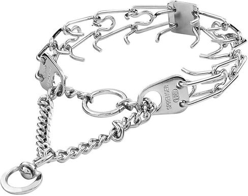 Herm Sprenger 2.25 Chrome Pinch / Spike / Prong Collar Small in Saudi Arabia