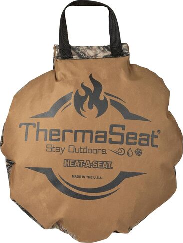 Northeast Products Heat-A-Seat by ThermaSeat- Insulated Hunting Seat Cushion, Blaze/Black in Kuwait