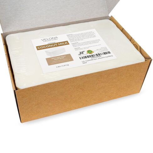 velona 5 lb - Coconut Milk Soap Base, Melt & Pour, SLS/SLES Free in Kuwait