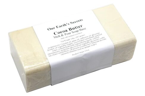 Our Earth's Secrets Cocoa Butter - 2 Pound Melt and Pour Soap Base in Saudi Arabia