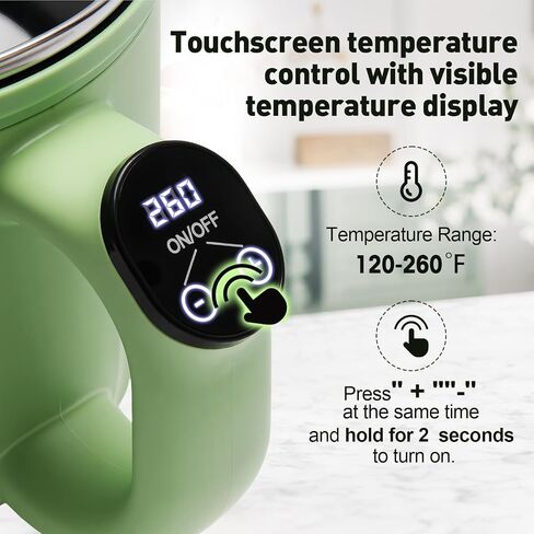 Electric Wax Melter 1.6QT, Digital Touchscreen Candle Soap Making Kit in Kuwait