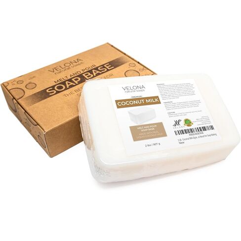 velona 2 lb - Coconut Milk Soap Base, Melt & Pour, SLS/SLES Free in Saudi Arabia