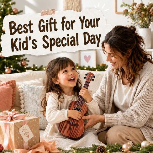 Kids Ukulele,17 Inch Toddler Guitar Toy, Musical Instrument for Kid Age 2 3 in Kuwait
