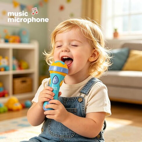 Toddler Musical Instruments Toys, Trumpet, Microphone, Guitar for Kids Baby, Musical Toy Set for Children Boys Girls Gifts,Preschool Learning Toys Ages 2 3 4 5 in Saudi Arabia