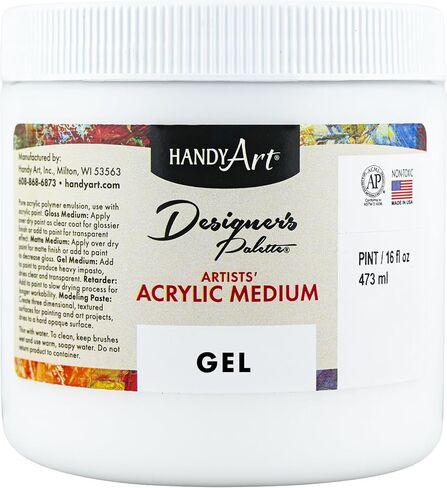 Handy Art Modeling Paste, 128 oz, Opaque White Finish, 3D Texture & Impasto in Kuwait