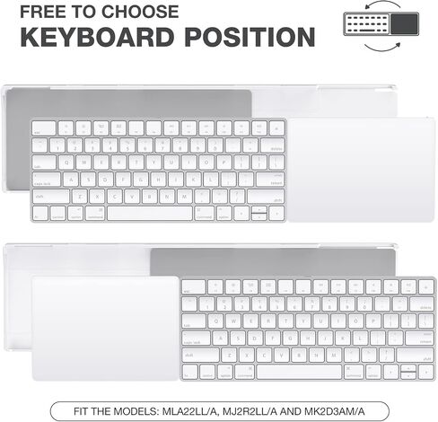 Stand Compatible with Apple Magic Wireless Keyboard and Apple Magic Trackpad (Apple Keyboard & Trackpad are not Included) in Kuwait