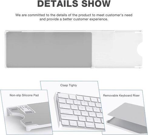 Stand Compatible with Apple Magic Wireless Keyboard and Apple Magic Trackpad (Apple Keyboard & Trackpad are not Included) in Kuwait