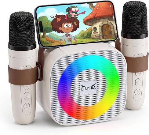 Kids Karaoke Machine with 2 Wireless Microphones, Bluetooth Speaker in Kuwait