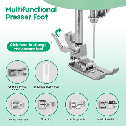 Sewing Machine for Beginners with 12 Stitches & 6 Feet in Saudi Arabia