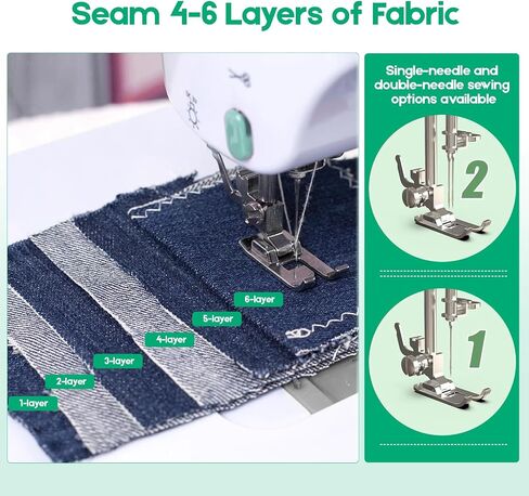 Sewing Machine for Beginners with 12 Stitches & 6 Feet in Saudi Arabia
