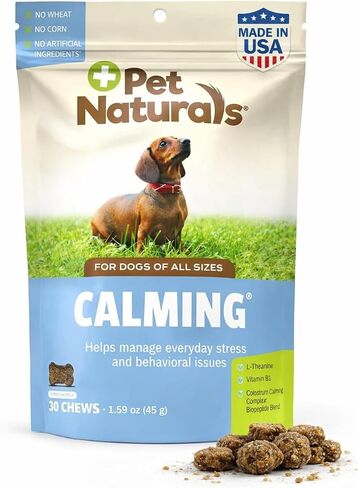 Pet Naturals Calming Chews for Medium and Large Dogs, Chicken, 30 Count in Kuwait