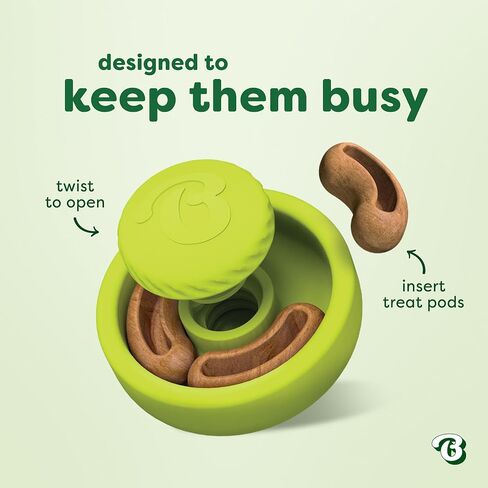 Benebone Tongue Twister & Peanut Butter Treat Pod Refill 2 Pack, 9 Count in Kuwait