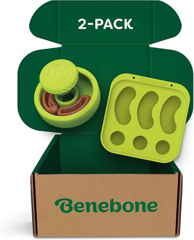 Benebone Tongue Twister & Bacon Treat Pod Refill 2 Pack, 9 Count in Kuwait
