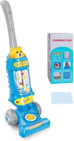 FS Kids Vacuum Toys with Lights & Sounds, Toddler Vacuum with Ball-Popping Action, Pretend Play Vacuum for Toddlers 18 Months and Up, Toy Vacuum Cleaner for Toddlers 3-5 Boys Girls Gift in Kuwait