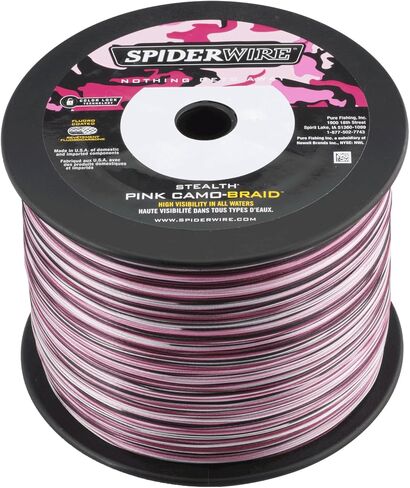 SpiderWire Stealth® Superline, Hi-Vis Yellow, 6lb | 2.7kg, 125yd | 114m Braided Fishing Line, Suitable for Freshwater and Saltwater Environments in Kuwait