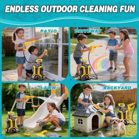 Kids Pressure Washer Toy, Car Wash Playset for Kids Ages 3+ in Kuwait