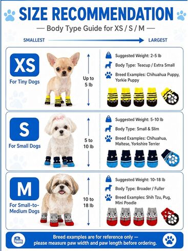 Sadnyy 24 Pcs Dog Socks for Extra Small Dogs Non Slip Puppy Shoe with Gripper Anti Slip Pet Bootie to Prevent Licking Cute Doggie Paw Protector for Hardwood Floor Prevent Scratching Wound Hot Pavement in Kuwait