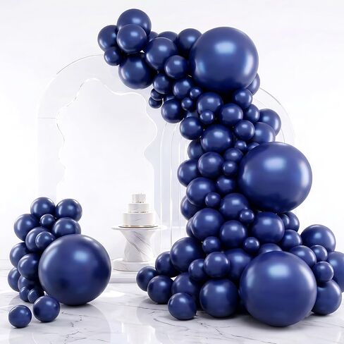 RUBFAC Gold Balloons Different Sizes Chrome Gold Balloon Arch Kit 129pcs in Saudi Arabia