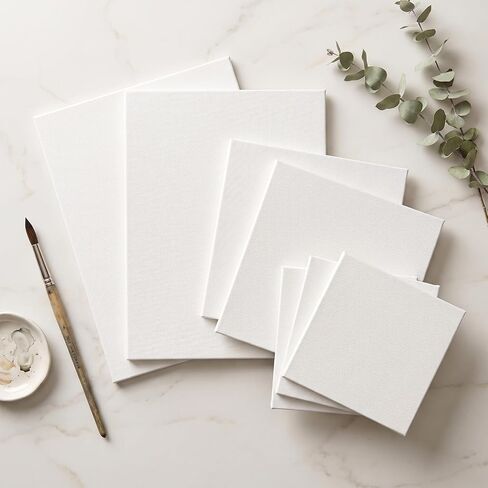8 Pcs Blank Canvas for Painting, Art Canvas Boards for Painting in Kuwait